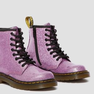Doc Martens Junior 1460 Glitter Lace Up Boots